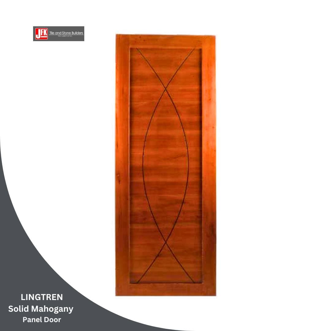 Solid Mahogany Door Panel